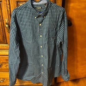 Chaps long sleeve, but button up shirt with pocket